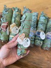 Load image into Gallery viewer, Lavender Sage/Eucalyptus Beeswax Chakra Wands
